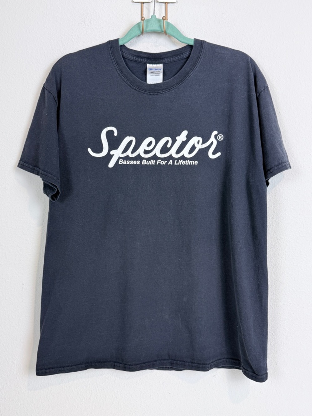 Spector Basses for a Lifetime Double-Sided Black Graphic Tee L